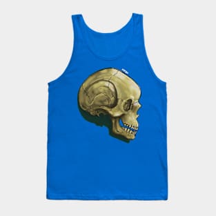 skull drawing Tank Top